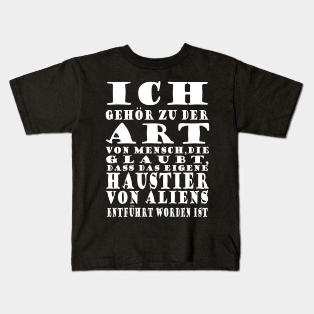 Aliens Invasion Weltherrschaft Verschwörung Kids T-Shirt by FindYourFavouriteDesign